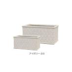 日限定08 グリーンポット モロッカン プランター アイボリー 38 28cm EP-2310IV ガーデニング 園芸用品 プランター セメント