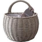 ミュールミル ジェミニバスケット壁掛グレイS CV-012SGy かご バスケット フェイク素材バスケット