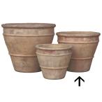 ショッピング15号 丸滉製陶 15号 丸大深 CN-2875AM 植木鉢 おしゃれ ガーデニング 園芸用品 フラワーポット テラコッタ 素焼き