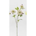 造花 ビダヤコム ノーブルクリスマスローズ クリーム パープル V23162-132C PP 6本 造花 花材「か行」 クリスマスローズ