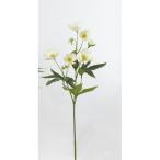 造花 ビダヤコム クリスマスローズスプレー ホワイト V24208-001W 12本 造花 花材「か行」 クリスマスローズ