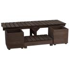  прямая поставка дом стиль единица скамья bench hiyori посадочная машина комплект ширина 155 глубина 55 темно-коричневый садоводство сопутствующие товары садовая мебель мебель дерево панель скамья 