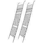  прямая поставка дом стиль железный производства зеленый занавески a-ga il 2 листов комплект черный IFGC011-2P-BLK садоводство сопутствующие товары садовая мебель мебель решетка забор 