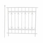  прямая поставка дом стиль Park Avenue забор объединенный комплект белый IPN-7021E-SET-WHT садоводство сопутствующие товары садовая мебель мебель решетка забор 