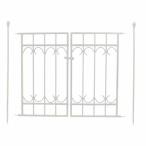  прямая поставка дом стиль Park Avenue торцевая дверь комплект белый IPN-7022G-SET-WHT садоводство сопутствующие товары садовая мебель мебель решетка забор 