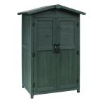 ショッピング物置 直送 住まいスタイル 三角屋根収納庫 ダークグリーン KGRS1600-2GRN 園芸用品 ガーデンファニチャー 家具 物置 収納庫