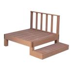  прямая поставка дом стиль человеческий труд дерево дерево панель ecofeel1 шт. подножка забор комплект светло-коричневый садоводство сопутствующие товары садовая мебель мебель дерево панель скамья 