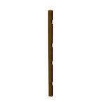  прямая поставка дом стиль дерево забор для paul (pole) 1760 высокий распорка темно-коричневый SFP-1760DBR 6 шт 