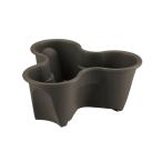  Ricci .ru - - Berry pot 43 type N темно-коричневый садоводство сопутствующие товары цветочный горшок цветок pot пластик горшок 