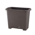 リッチェル 菜園上手 深50型 ダークブラウン 園芸用品 植木鉢 フラワーポット プラスチック鉢