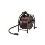 グリーンライフ スチールホースリールセット20ｍブラウン HR-S20D BR  ガーデニング 園芸用品 水やり 散水用品 ホース