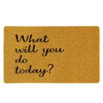  день ограничение 07 SOW.... терраса коврик What will you do today? 75×45cm CWLN2931SW магазин салон орнамент магазин интерьер смешанные товары коврик ковер 
