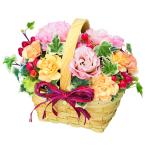 ６月のおすすめ 花キューピット 優しい色合いのフラワーアレンジメント メッセージカード無料 -512097 生花 フラワーギフト 誕生日プレゼント 宅配 花