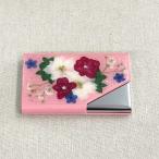 [. цветок . san. ручная работа * визитная карточка кейс No.3] засушенный цветок &UV resin визитная карточка кейс, футляр для карточек, шитье комплект . кейс для лекарств и т.п. . использование 