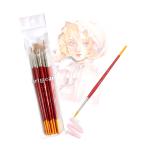 artgear red ( искусство механизм красный ) акварель / акрил двоякое применение кисть 6 шт. комплект red-setA Pro .. рекомендация кисть 