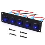 KILIGEN 5 gang 3 булавка запирающийся шкафчик панель с переключателем 12V/24V 15A кривошип переключатель on / off машина машина прицеп тигр 