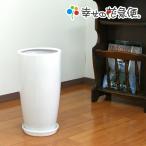 7号丸高陶器鉢(白) A-031【用土別売】