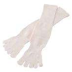 安全靴・作業靴 靴下 ＴＲＵＳＣＯ　軍足５本指　４足組　アイボリー　  (TSG-510K)