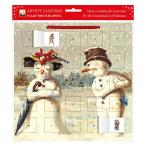 Mr &amp; Mrs Snowman advent calendar (with stickers)