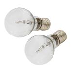 ミニクリプトン 電球 60Ｗ型 2個入×1 クリア 口金17mm 型式PS35 白熱電球 やわ