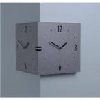 ショッピングknh 電波両面時計 コーナー両面時計 ハンドメード 木製両面壁掛け時計 おしゃれ 掛時