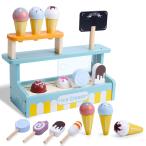 おままごとセット Cute Stone おもちゃ 木製 アイスクリームショップ 16点 まま