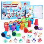 LIHAO アドベントカレンダー 2025 スタンプ おもちゃ 子供 クリスマスプレゼント