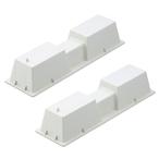 因幡電工 樹脂製エアコン架台 【×2個入】 エアコン据付台 LC-360N