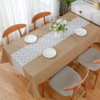 【remecle】 テーブルクロス PVC製 テーブルカバー 【 撥水 PVC 耐熱 汚れ防止