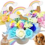 ソープフラワー ペット用 お悔やみ花 贈り物 お供え 愛犬 命日 仏花 四十九日 初盆 お盆 法事 供養 法要