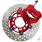 【並行輸入品】 200MM バイク用ブレーキキャリパー ディスクセット ホンダ DIO AF27/28 /18 ZX AF34 /35/36 フローティング急速冷却ブレーキパッド 部品 カスタ