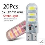 ショッピングクリアランス価格 【並行輸入品】20個 LED T10 ストロボライト 車用信号灯 W5W CANBUS 点滅電球 自動幅ライト用 ストロボクリアランスインジケーター 12V 部品 カスタムパーツ
