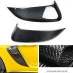 【並行輸入品】 フロント サイド エアベント インテーク カバー ポルシェ 718 ボクスター ケイマン 2016年-2020年 本物 カーボン フェンダー スカート スプリッ