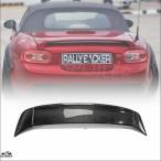 【並行輸入品】 マツダ MX5 NC EC 2009年-2015年 カーボン +FRP リア ルーフ スポイラー テール ウィング トランク リップ カバー カスタム パーツ