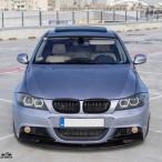 ショッピング2009年 【並行輸入品】 BMW 3 シリーズ E90 E91 M-スポーツ 2009年-2012年 LCI フロント バンパー リップ スポイラー デュフューザー スプリッター カバー ガード キッ