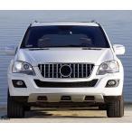 ショッピング2009年 【並行輸入品】 GT グリル グリル ベンツ ML クラス W164 2009年-2011年 ML350 ML450 ML500 ML550 シルバー/ブラック フロント バンパー フード メッシュ カス