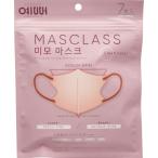 【3個セット】サムライワークス MASCLASS バイカラーマスク ピーチピンク 7枚入 【メール便発送】