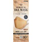 奥田薬品 サージカルダイヤモンドマスク ナチュラルベージュ 30枚入 (4589818059449)