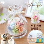 ショッピングアジサイ プリザーブドフラワー 天使のガラスドーム アンジュ ペットのお線香セット ガラスドーム 仏壇 花 アレンジ お悔やみ フラワーアレンジ 法事 お供え物