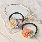 キット 普段づかいの つまみ細工 ヘアゴム LH-438 クリーム コットン生地 取寄せ商品 パナミ