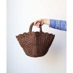 手編みキット 編み図付き(8S-3603） クラフトクラブで編む 松編みのかごバッグ  手編みキット ダルマ毛糸 cracl-kit