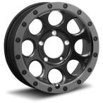 MLJ エクストリームJ XJ03 16インチ 5.5J +20 5-139.7 フラットブラック/スモークフランジ4本で送料無料 XTREME-J XJ03