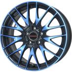 BIGWAY LEYSEEN PRAVA 9M 20インチ 8.5J +45 5-114.3 ブルークリア 4本で送料無料 ビッグウエイ レイシーン プラバ 9M