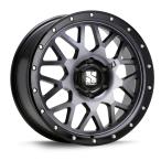 MLJ エクストリームJ XJ04 20インチ 8.5J +48 6-139.7 グロスブラックマシーン/スモーククリア 4本で送料無料 XTREME-J XJ04