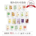 各種業務用 特大パック 30包×20袋入|お茶 ルイボスティー ハーブティー 水出し 茶葉 お徳用 ボリュームパック 大容量 健康茶 H&F BELX