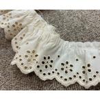  хлопок сырой . оборка гонки сделано в Японии 62mm ширина No.25474