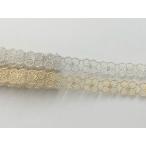  металлик chu-ru гонки ламе MOKUBA деревянная лошадь 10mm ширина Gold серебряный цветок цветок No.M62413-14