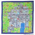 【SALE ¥2200→¥990】55%OFF! 【桃太郎電鉄】プリントハンカチ 路線図【関東】 | 桃鉄 ゲーム グッズ ギフト プレゼント ご当地