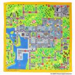 【SALE ¥2200→¥990】55%OFF! 【桃太郎電鉄】プリントハンカチ 路線図【関西】| 桃鉄 ゲーム グッズ ギフト プレゼント ご当地