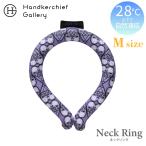 アナ スイ　ネックリング　M　ハート＆ローズ　パープル│クールリング 冷感リング ひんやりリング 冷却 暑さ対策 熱中症対策 大人用 子供用 アウトドア